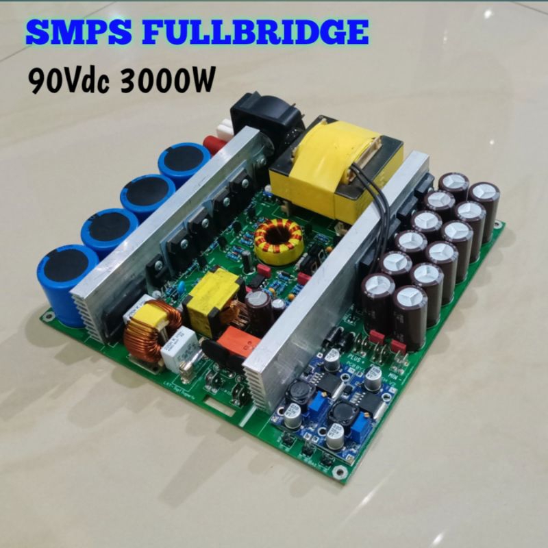 SMPS Fullbridge 3000W 90Vdc ct 3Kva  30A for Audio