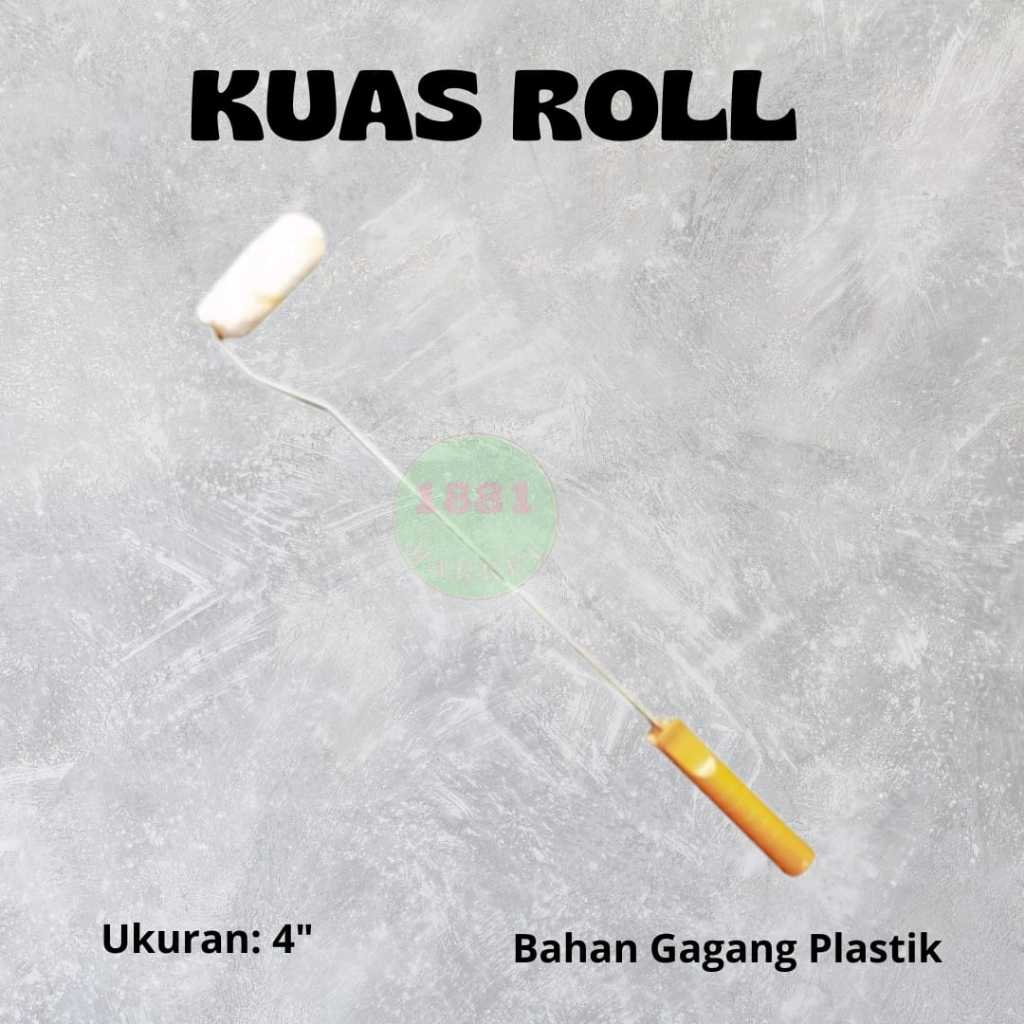 KUAS ROL KAPAL 4 INCH GAGANG PANJANG / KUAS ROL CAT TEMBOK