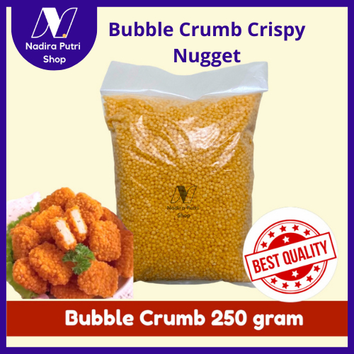 

Bubble Crumb Crispy Nugget Naget Tepung Roti Bulat 250 gram HALAL
