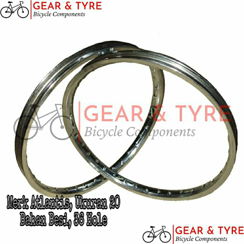 Velg Besi Araya Untuk Sepeda BMX Ukuran 20Inch Lubang 36 Merk Araya
