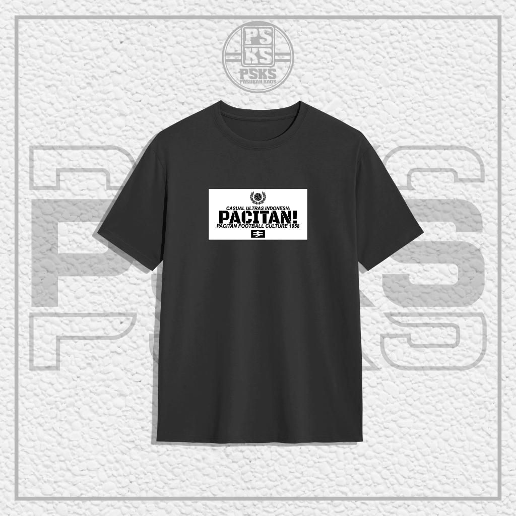 Kaos Casual Ultras Indonesia PACITAN! PACITAN Football Culture 1958