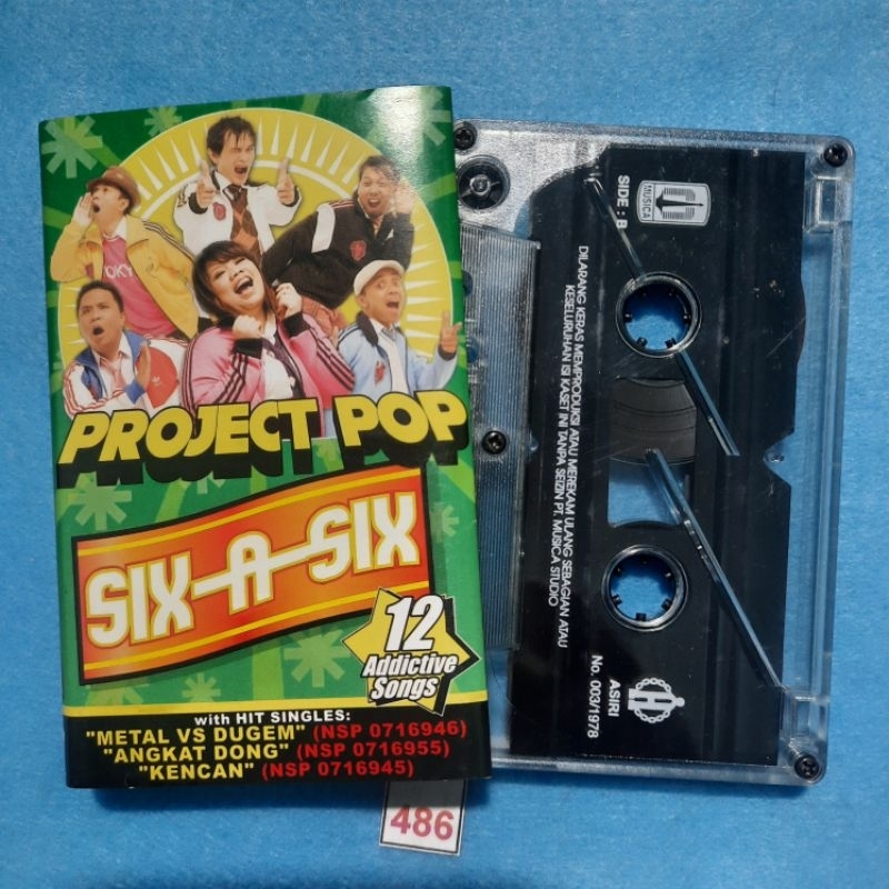 Kaset pita Project pop / Six A Six