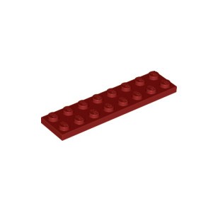 Lego Dark Red Part 3034 Plate 2 x 8