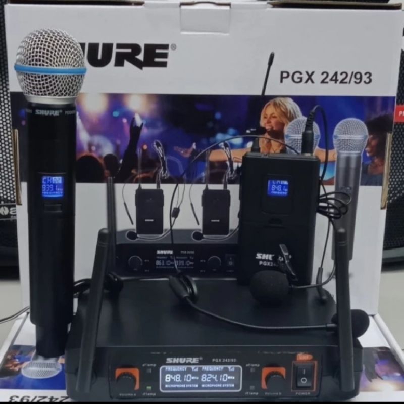 MIC WIRELESS SHURE PGX 242 ORIGINAL