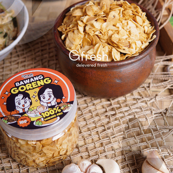 

Bawang putih goreng rasa original (100 gram)