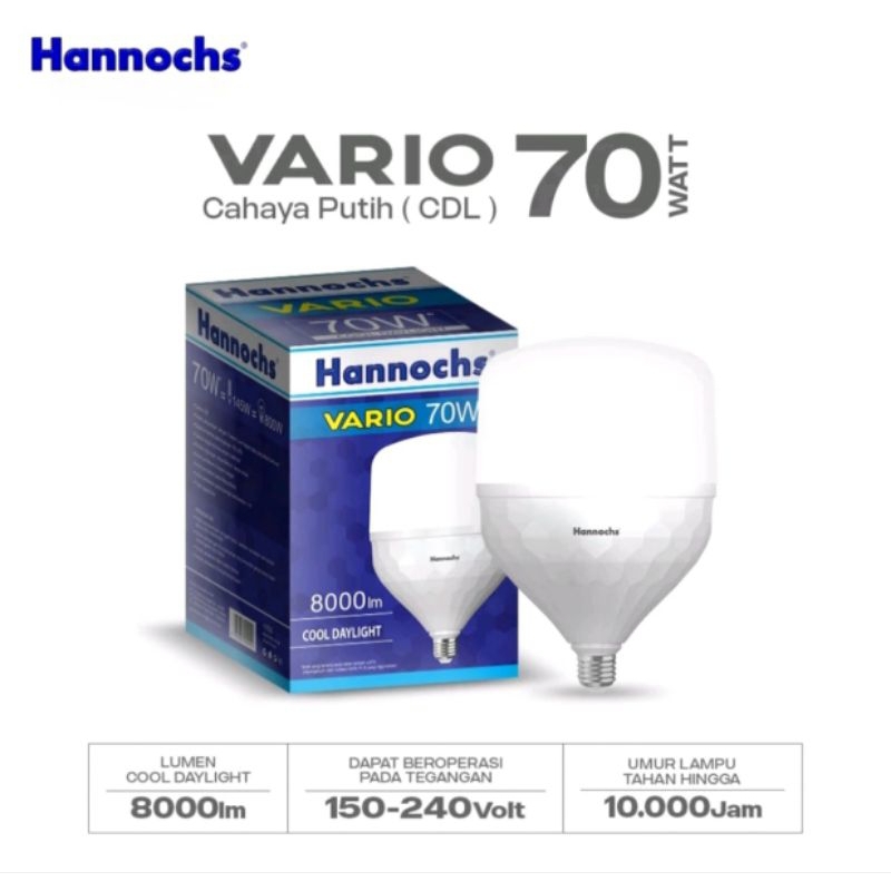 Lampu LED Hannochs Vario 70 Watt, 100 Watt
