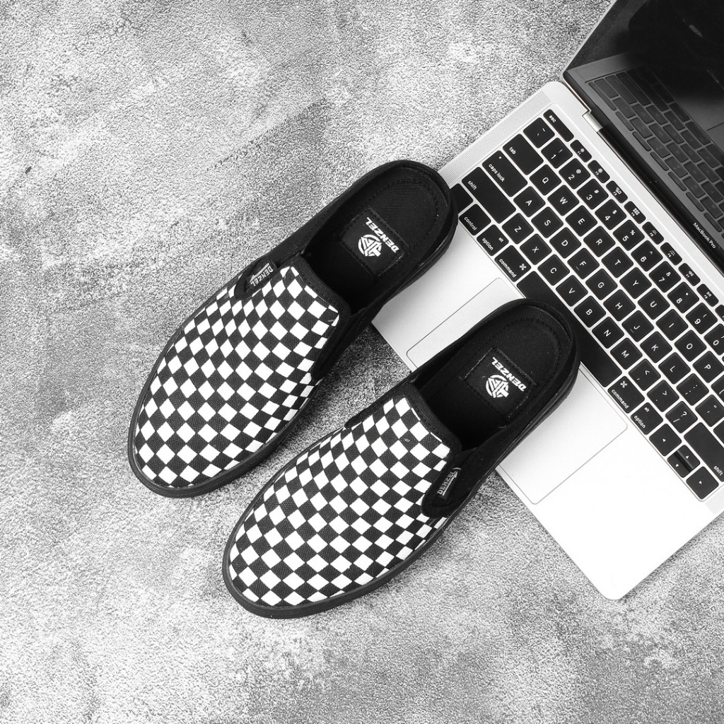 DENZEL DZ 190 Sepatu Sendal Pria Bustong Men Sandals Hitam - SEPATU PRIA - SANDAL PRIA