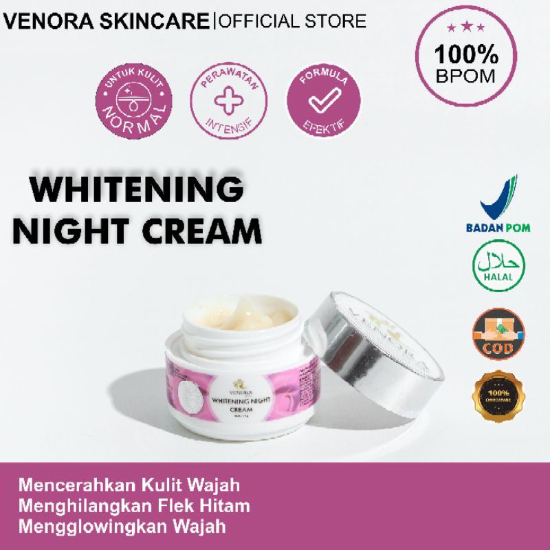 WHITENING NIGHT CREAM VENORA PL