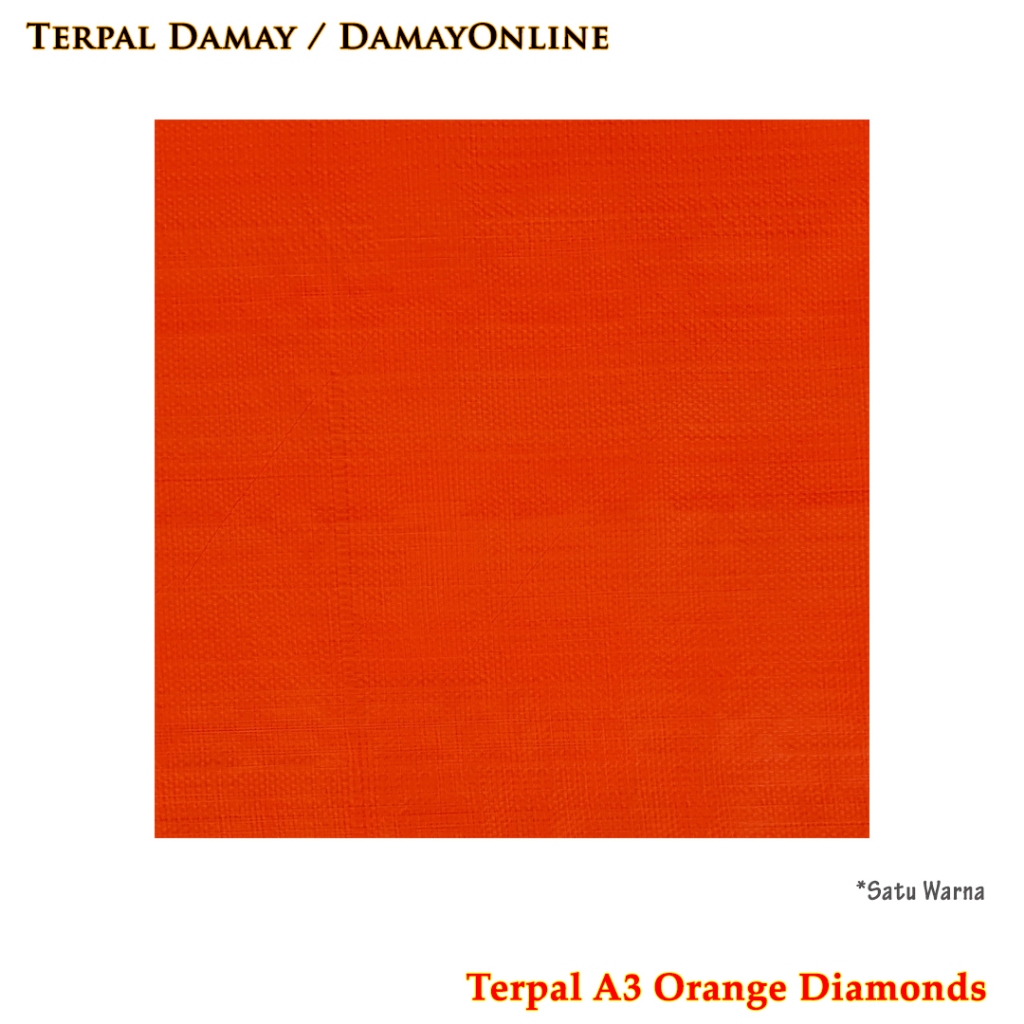 Terpal Rol A3 Orange Korea Diamonds ( Harga / Rol )