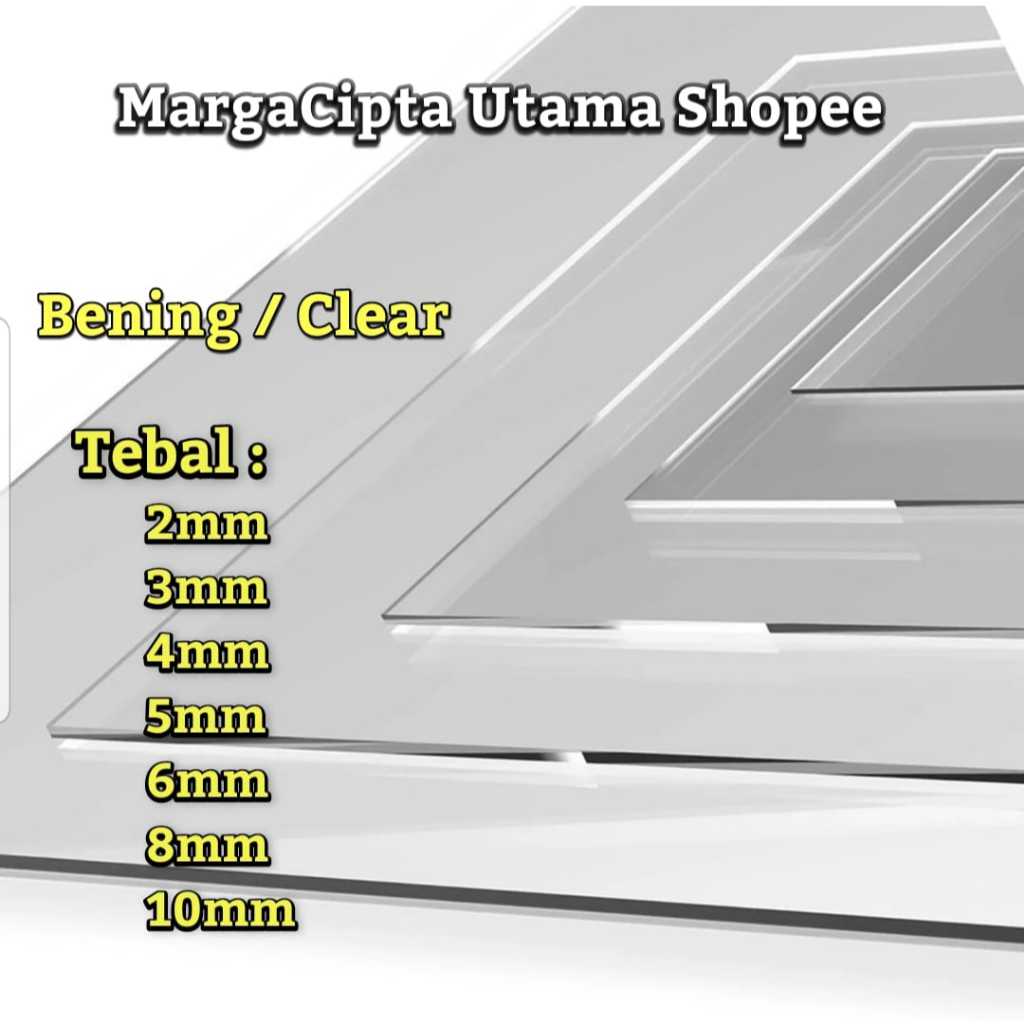 

Ukuran Khusus Custom Acrylic Bening Clear Transparan Akrilik Lasercut Termurah All Kustom