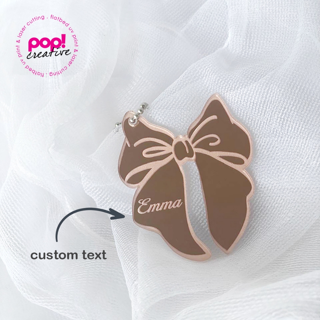 Hangtag Birthday Tag Akrilik Grafir Rosegold Hampers Souvenir Dekorasi Hiasan Kado Parcel Sweet Seve