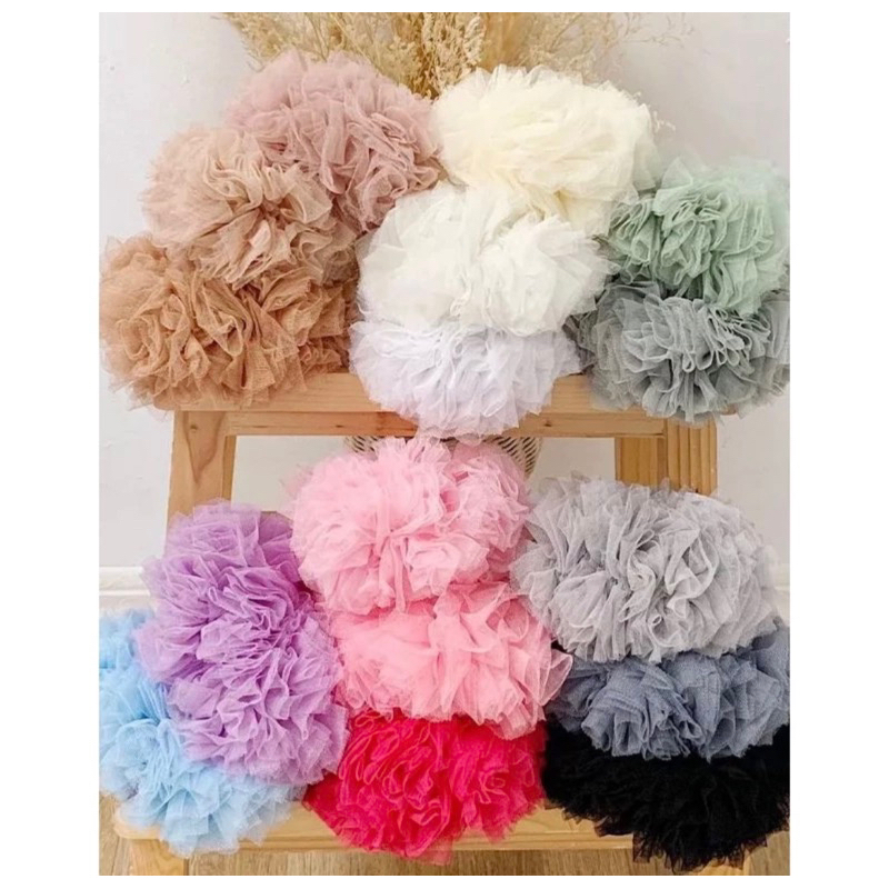 Cepol tile anti pusing hijab/ikat rambut scrunchie cepol tile
