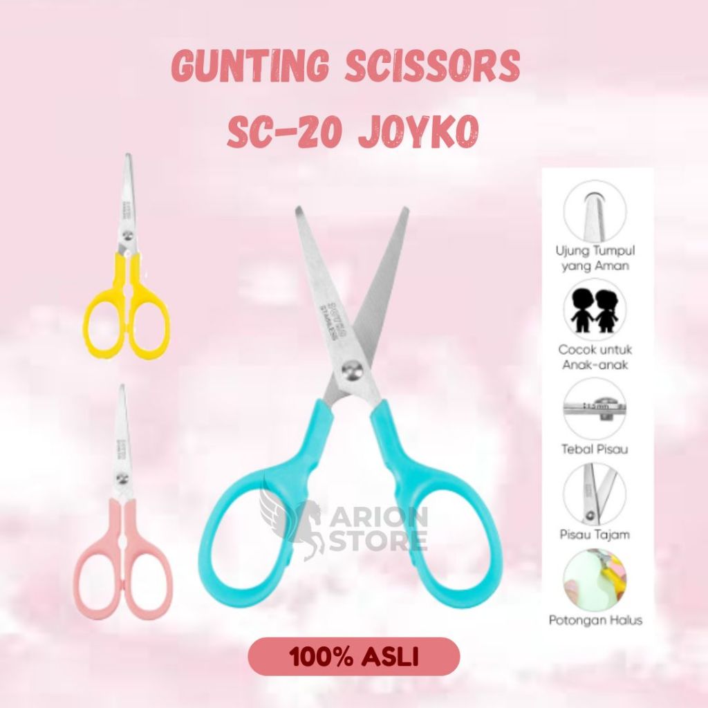

[ARION STORE] Gunting Scissors SC-20 Joyko / Gunting Kecil SC-20 Joyko [PCS]