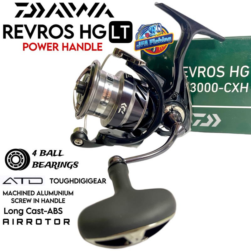 Reel Daiwa REVROS HG LT 3000/4000/6000 4BallBearings