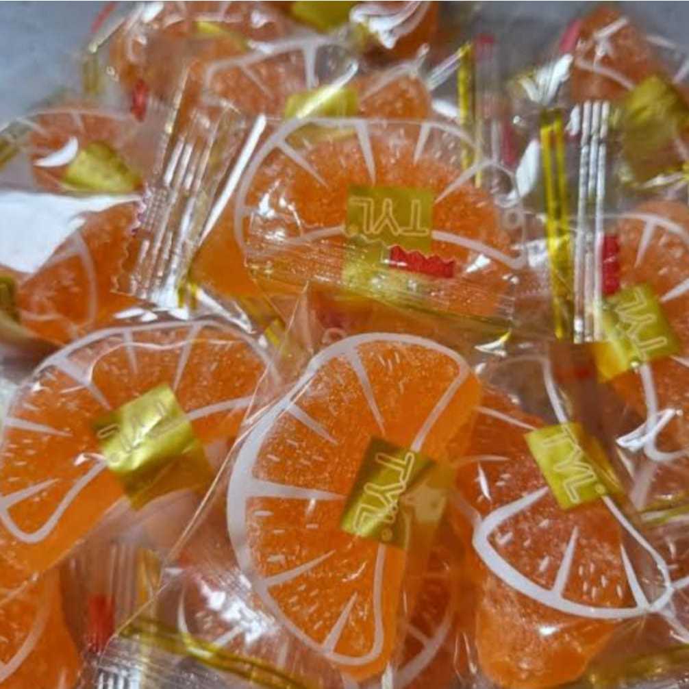 

QH Naraya Candy Permen Jelly Permen Lunak Rasa Jeruk Mandarin 500g Halal