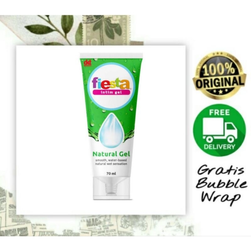 Fiesta Natural Gel 70 ml / Fiesta Cool Gel 70 ml  / Fiesta Warm Gel 70 ml / Pelumas Fiesta