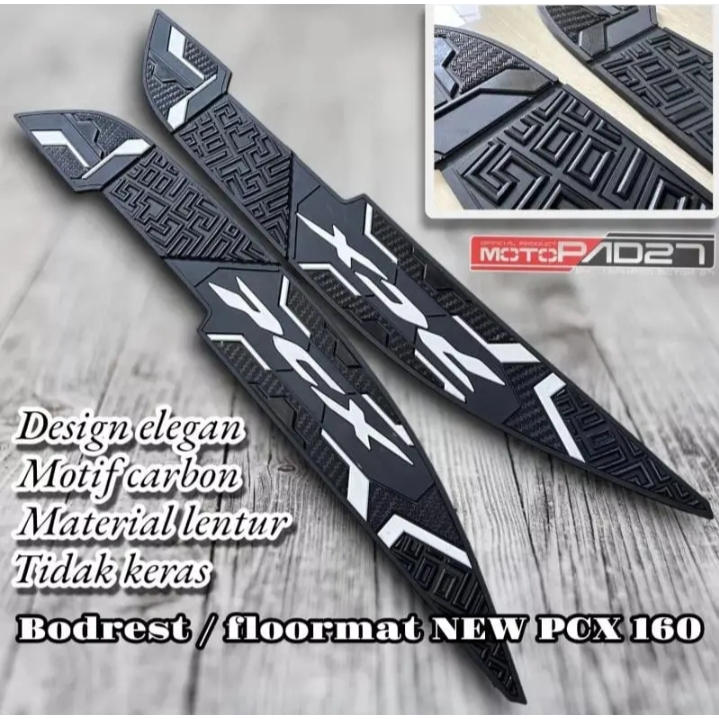 Karpet motor pcx 160 / karpet pcx 160 2023 / pijakan kaki pcx 160 New 2021 - 2024