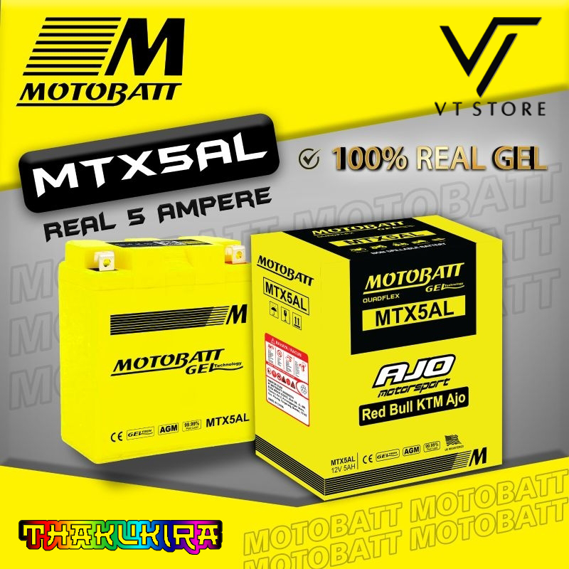 Aki Motor Yamaha Jupiter Z Burhan F1ZR Jupiter MX 135 Lama Vega ZR Motobatt MTX5AL GM5Z GT6A YB5L GS
