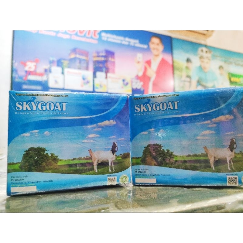 

SKYGOAT SUSU KAMBING ETAWA 200GRAM (10scht x 20 g)