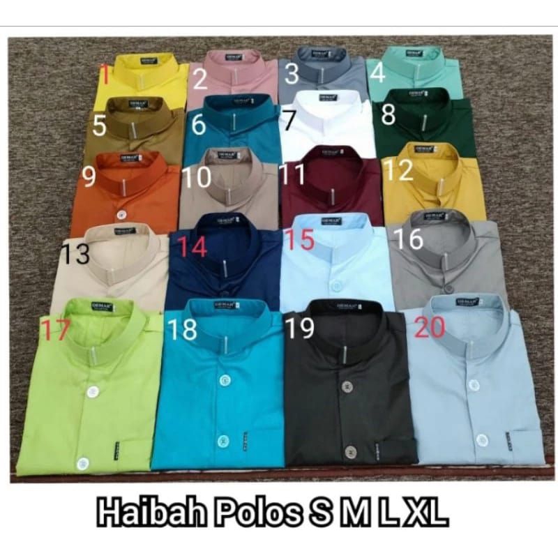 Koko Terlaris Koko Habaib Haibah Ammu Merek Oemar Mugaf Baju Muslim  Koko Dewasa