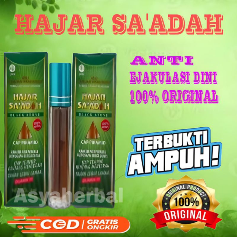 HAJAR SADAH OBAT OLES PRIA KUAT TAHAN LAMA HERBAL TRADISIONAL