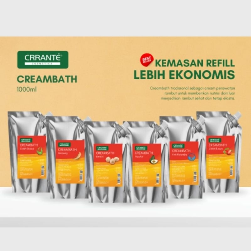 CRRANTE Creambath Refill 1KG / 1000 GR