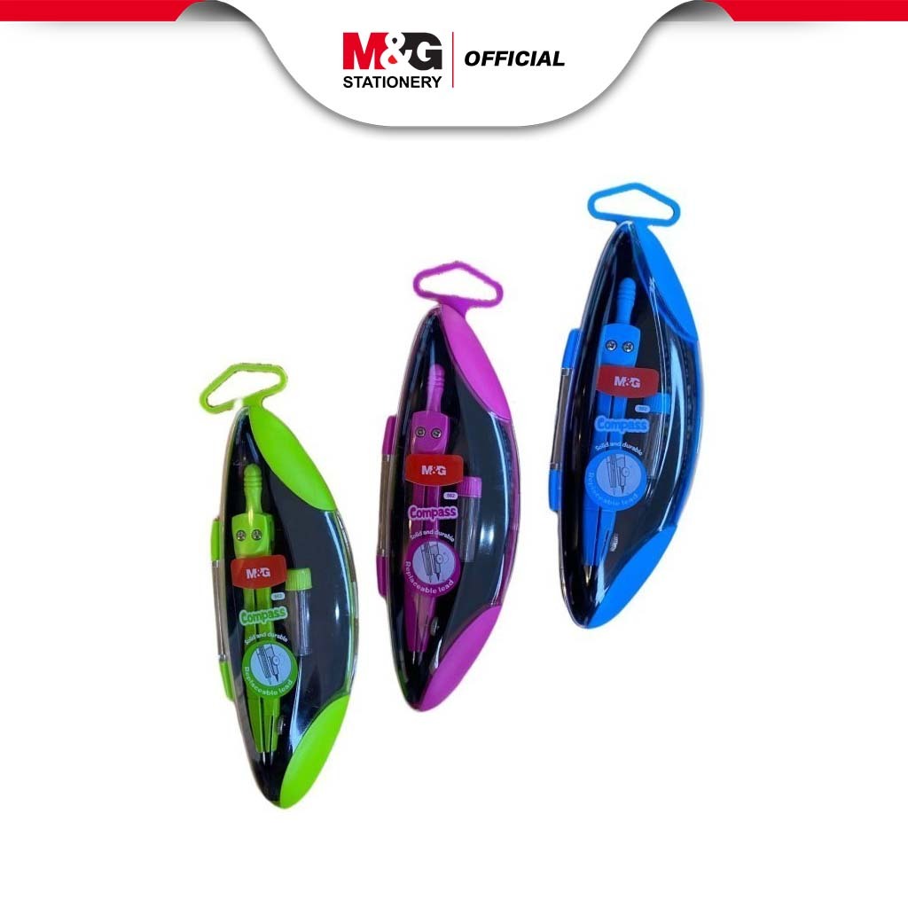 

M&G Compass Jangka Plastik Sekolah Anak Warna Warni 702