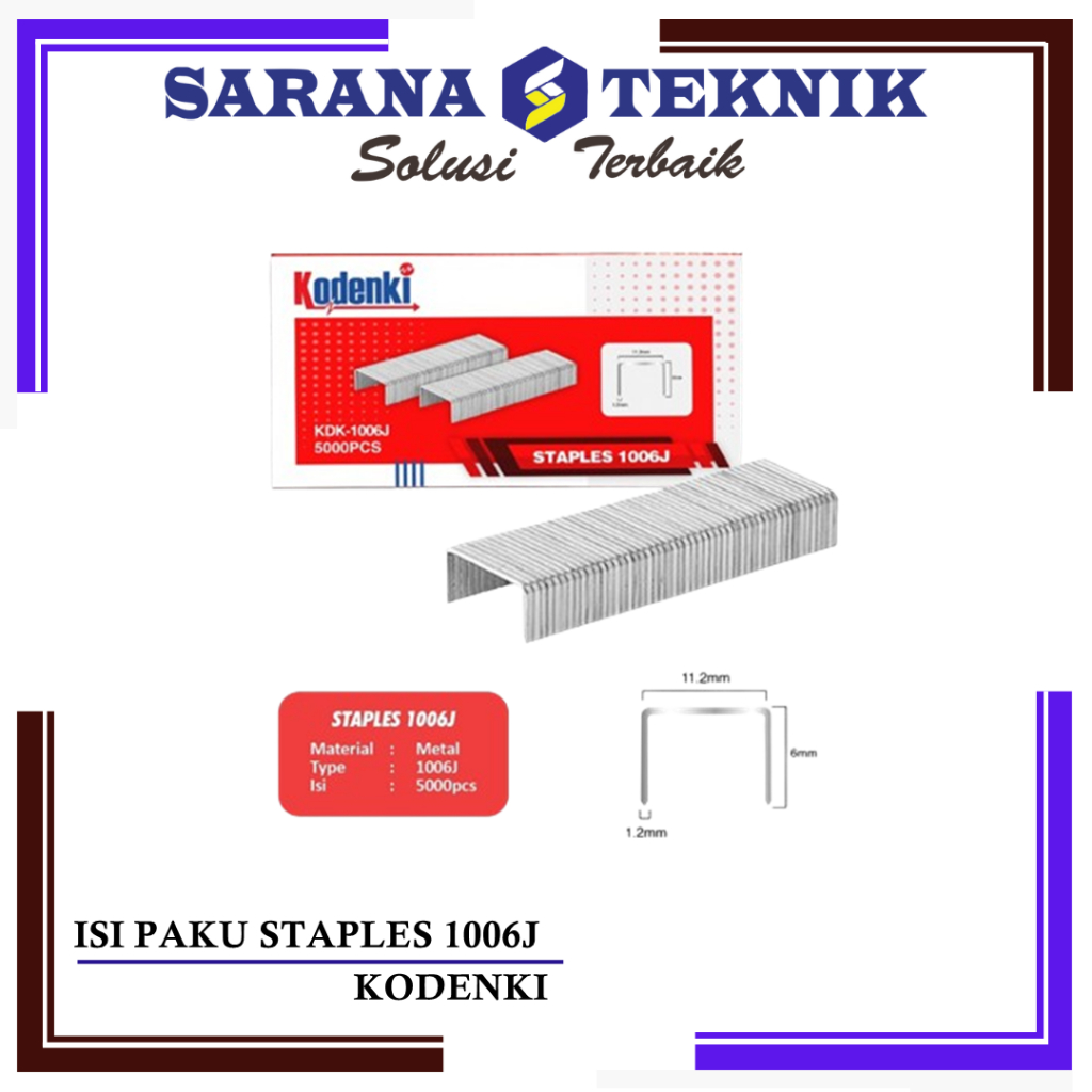 

Isi Staples paku Tembak Kodenki 1006J