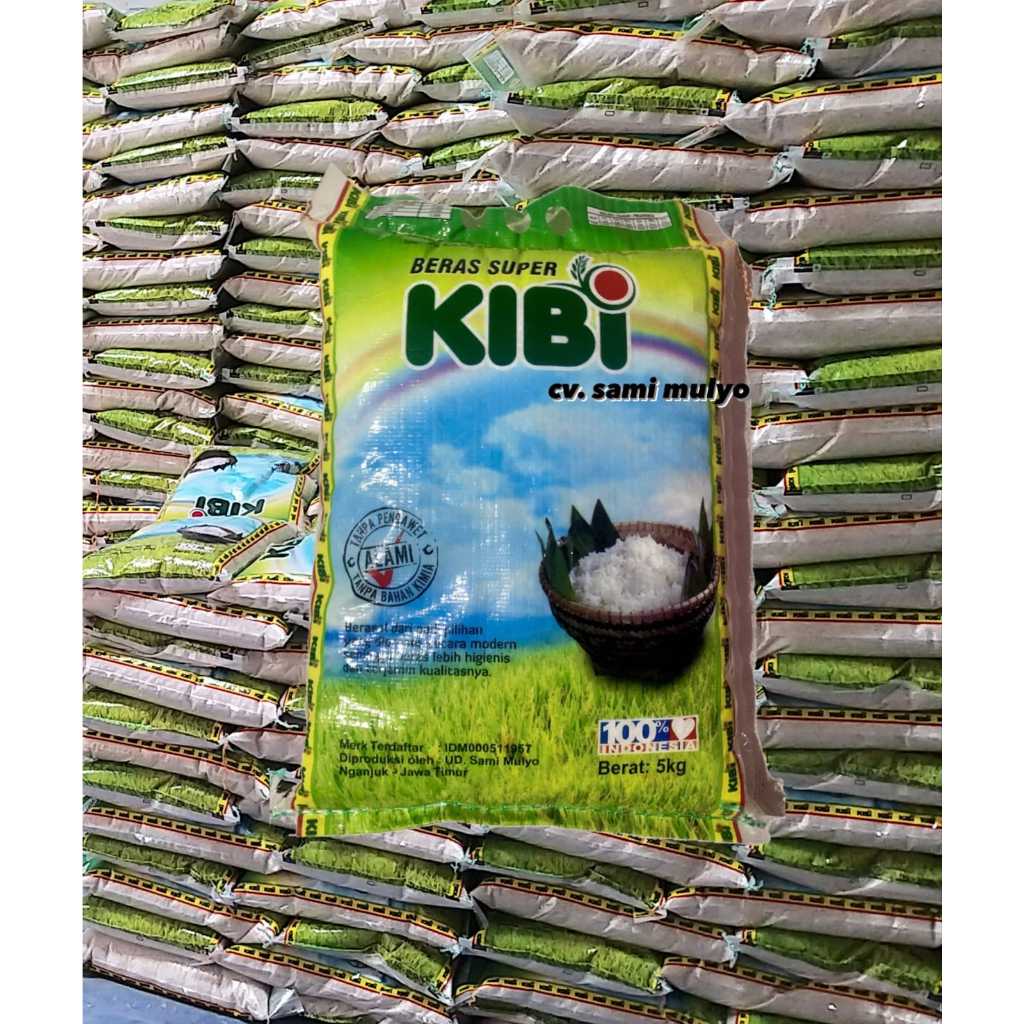 

Beras KIBI Beras super Premium Punel Bersih