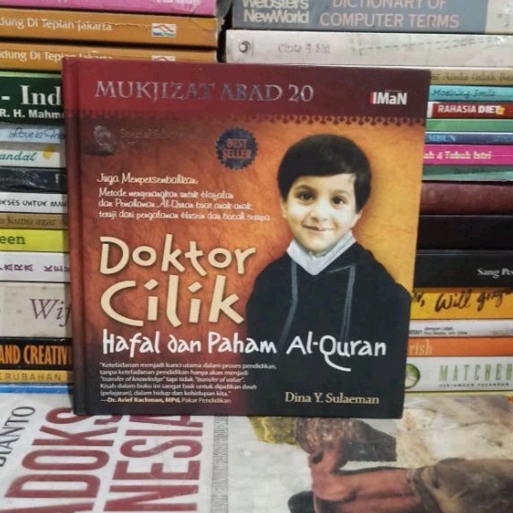 Buku Original Doktor Cilik Hafal dan Paham Al-Quran MUKJIZAT ABAD 20 Hard Cover Bekas tanpa VCD Dina