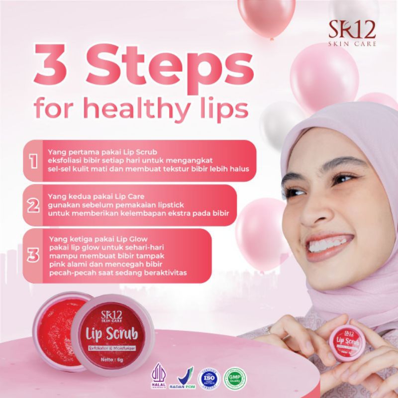 LIP SCRUB SR12 ORIGINAL / LIP SCRUB BPOM / LIP SCRUB SR12 / LIP SCRUB HERBAL / LIP PELEMBAB / PENGHA