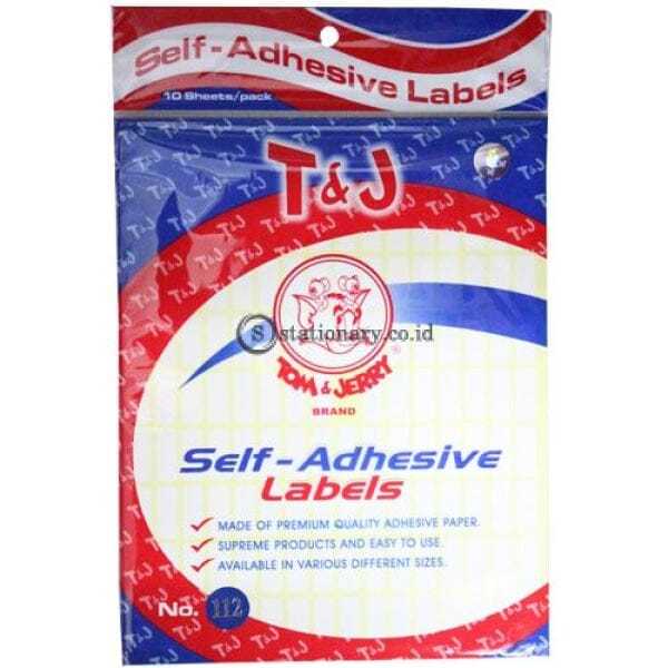 

Label Putih Tom & Jerry No 112 (1 pak / 25 pcs)