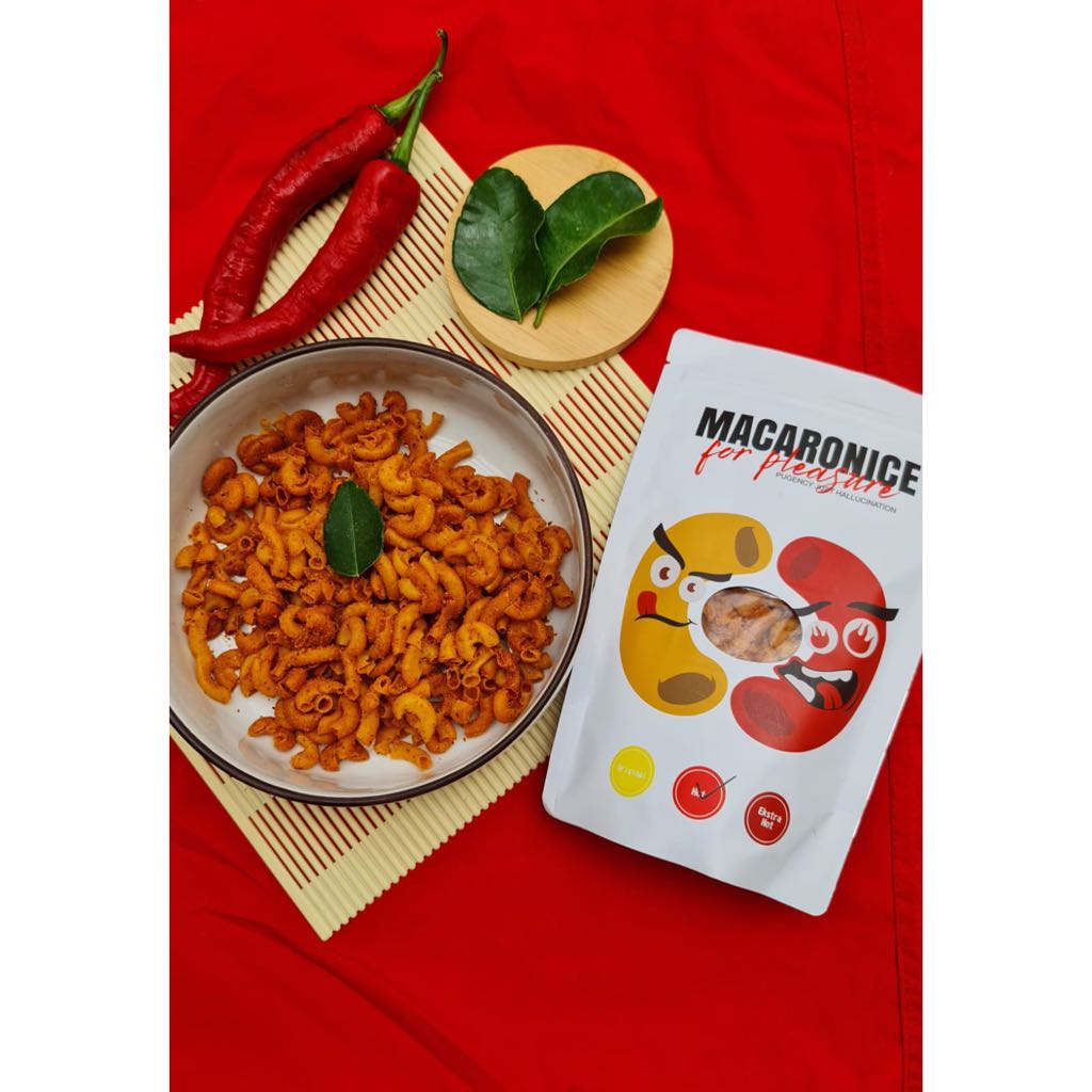 

MAKARONI BANTET MACARONICE RASA PEDAS (HOT) KHAS BANDUNG CAMILAN ENAK