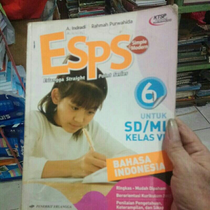 BUKU BEKAS ESPS BAHASA INDONESIA 6 KTSP 2013