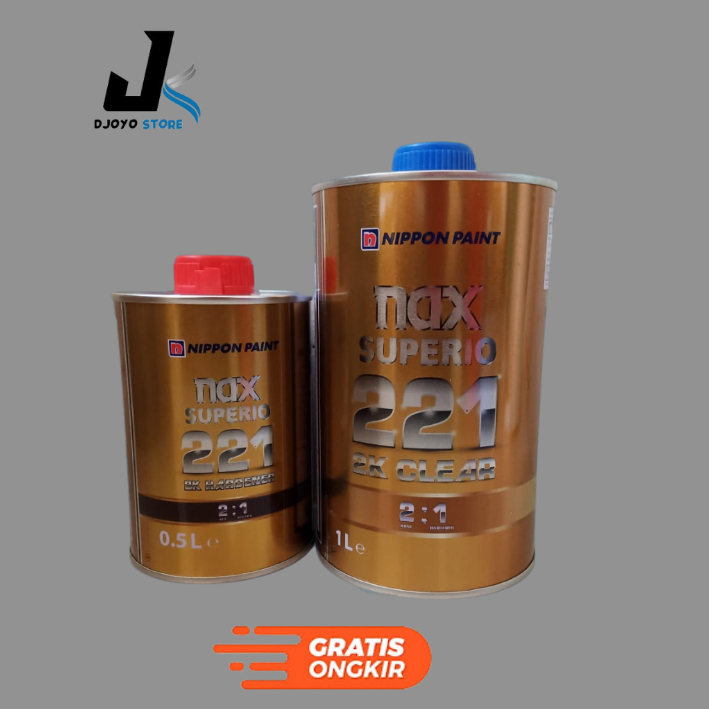 CLEAR NIPPON NAX  SUPERIO 221 HARDENER & CLEAR 2:1