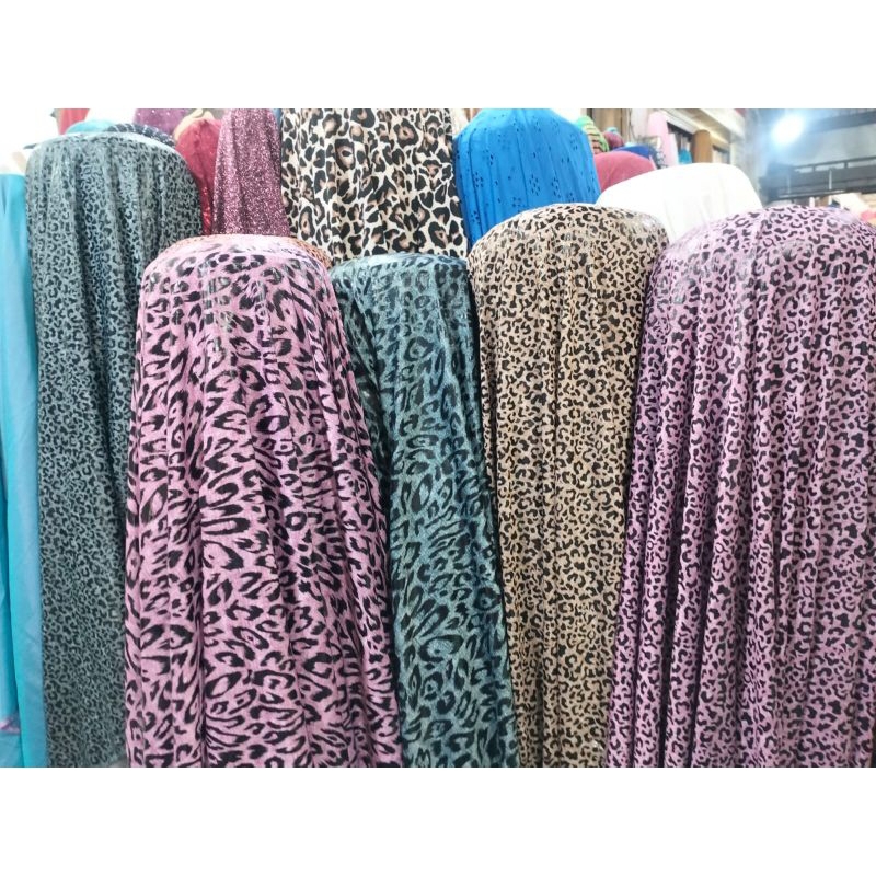 bahan/kain hyget motif macan