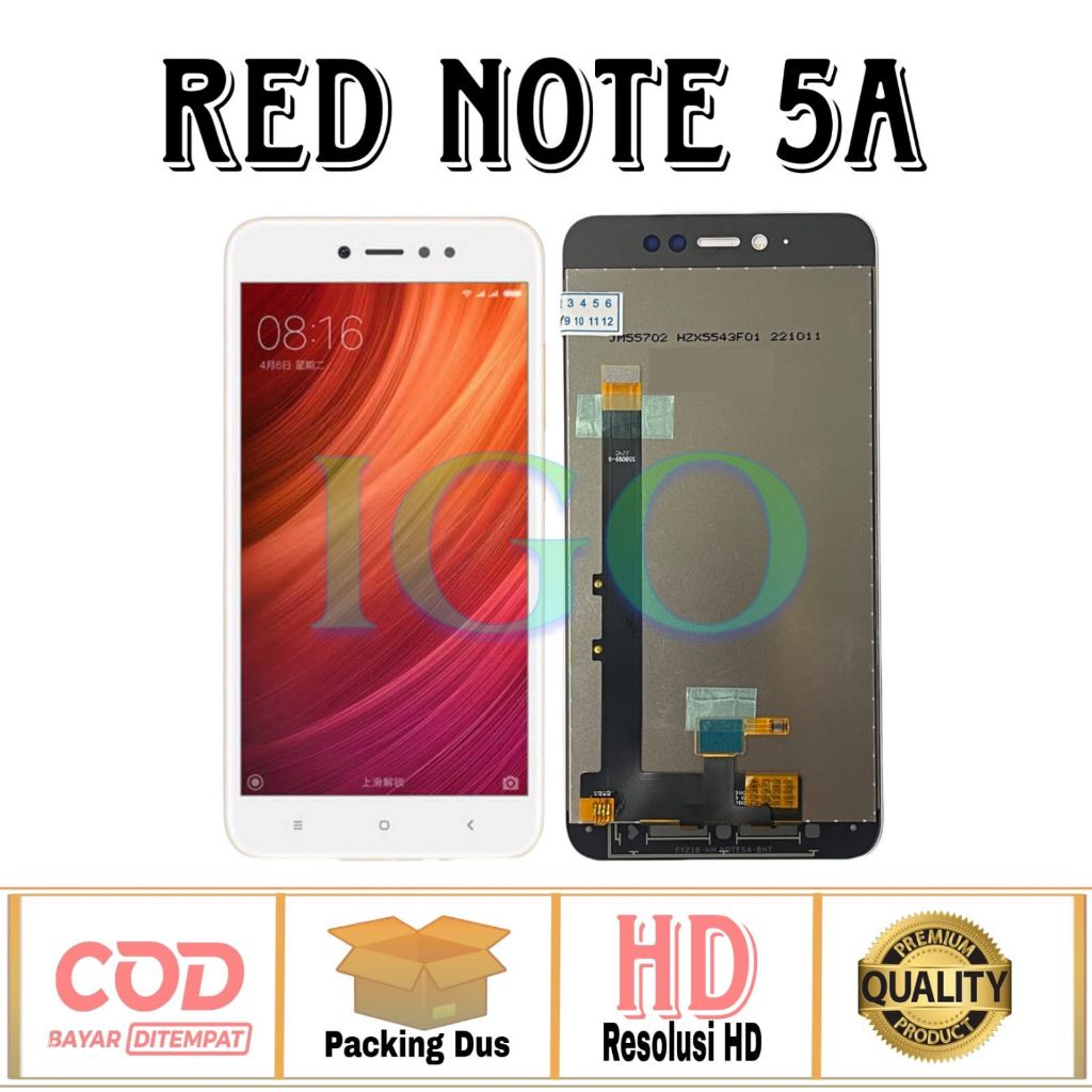 LCD XIAOMI REDMI NOTE 5A 5 A / LCD TOUCHSCREEN REDMI NOTE 5A FULLSET