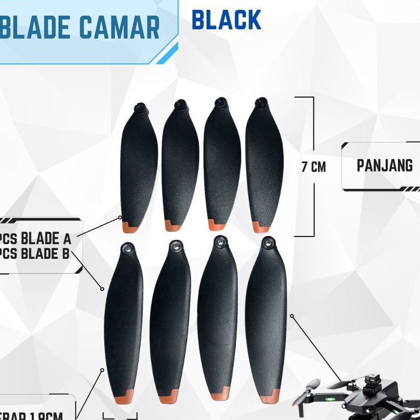 KP8 Cleair O2  Propeller Balingbaling Drone GPS pro Aksesoris Blades Drone Camar S135 P2 K9