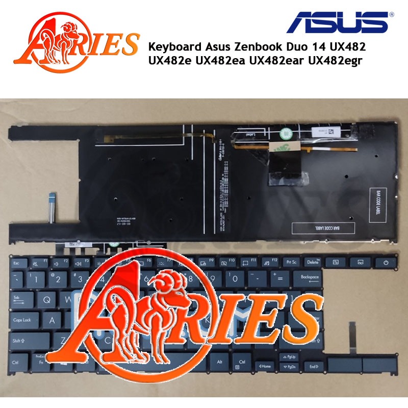 Keyboard Laptop Asus Zenbook Duo 14 UX482 UX482e UX482ea UX482ear UX482egr