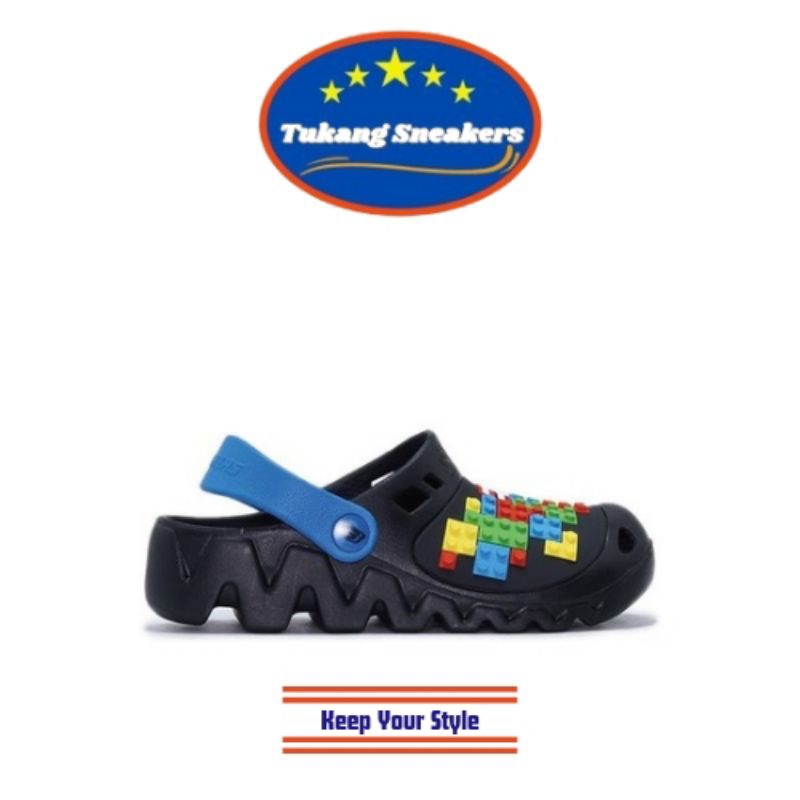 Sandal Anak Laki-laki Skechers Zaggle  - Black SKE402226LBT