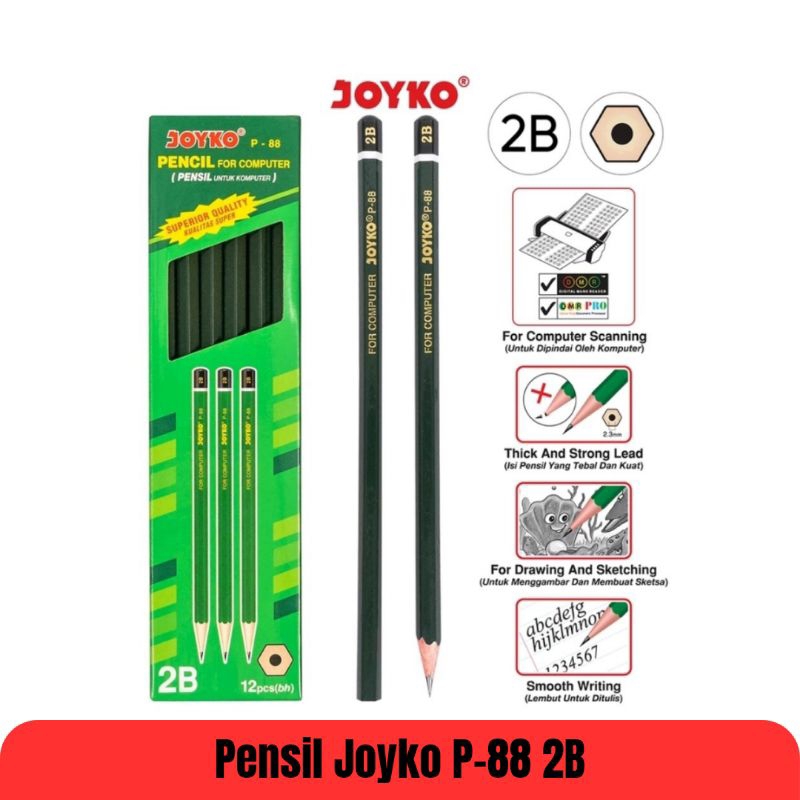 

Pencil Pensil Joyko P-88 2B