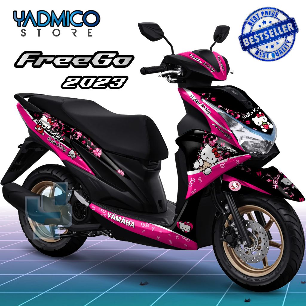 Decal Freego 2023 Full Body - Stiker Motor Yamaha Freego New 2023 Full Body - Dekal Freego New 2023 