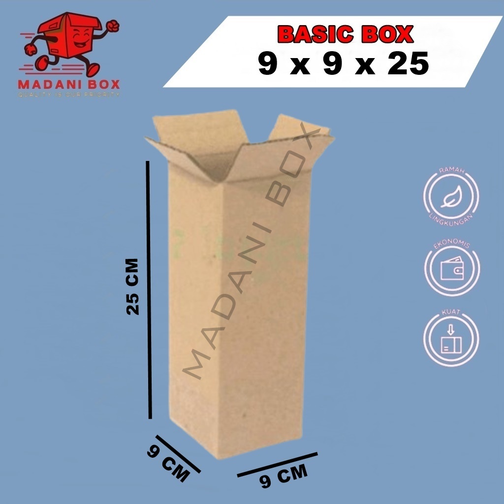 

Kardus Packing 9x9x25 - Karton Box Dus Kotak Packaging Murah