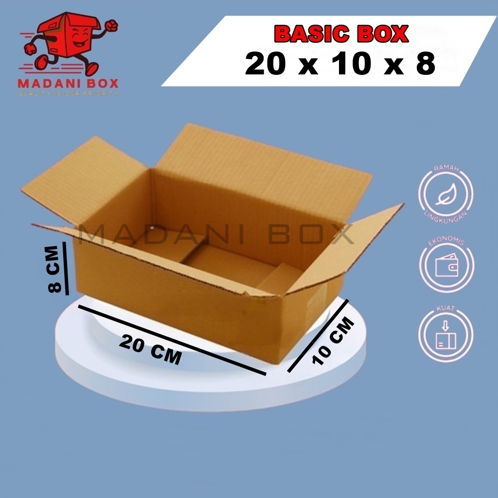 

Kardus Packing 20x10x8 - Karton Box Dus Kotak Packaging Handphone Earphone Obat Vitamin Termurah