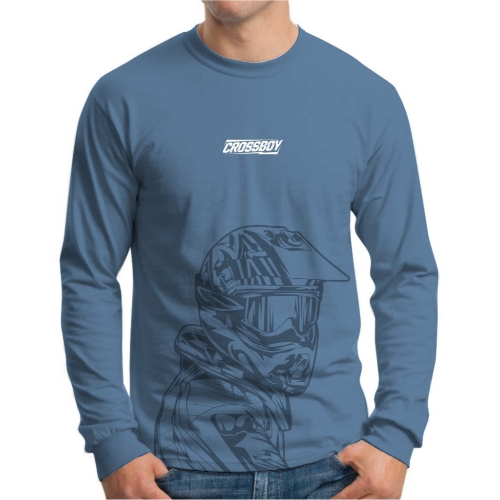 Kaos Crossboy Lengan Panjang kaos trail Baju Trail Kaos racing Baju Racing Kaos Motor Cross Baju Mot