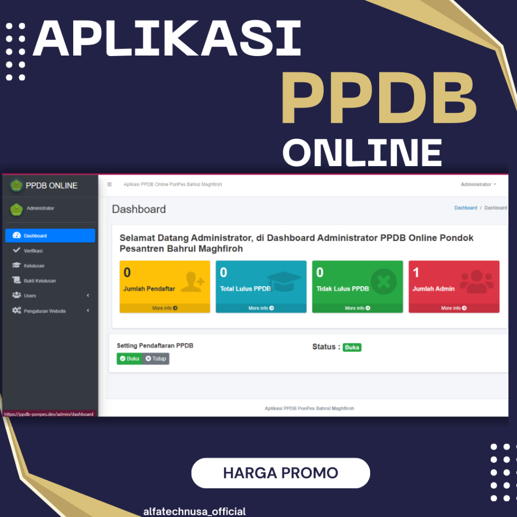 Aplikasi PPDB Online Berbasis Website