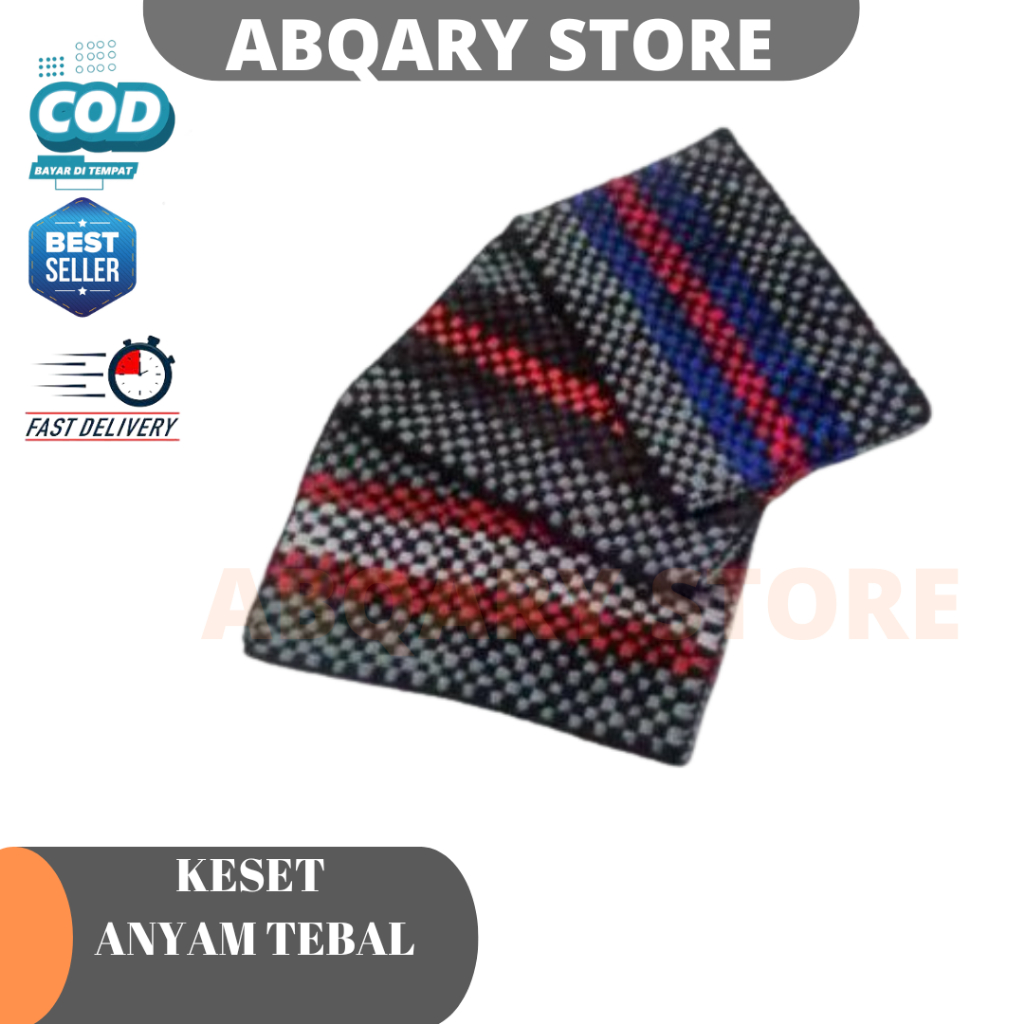 Keset Anyam Keset Kaki Anyam Bahan Tebal