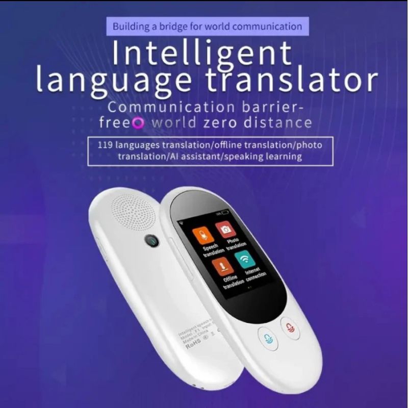 Golden F1 Mini Fluentalk translator alat
penerjamah bahasa Portable Smart Translator Alat Penerjemah