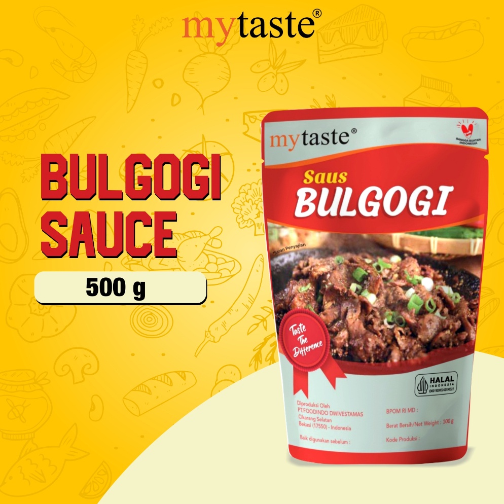 

Terlaris My Taste Bulgogi Sauce 5gr Saus Bulgogi Halal Bumbu Bulgogi Korea Bumbu Grill Daging Bumbu Bulgogi Instan