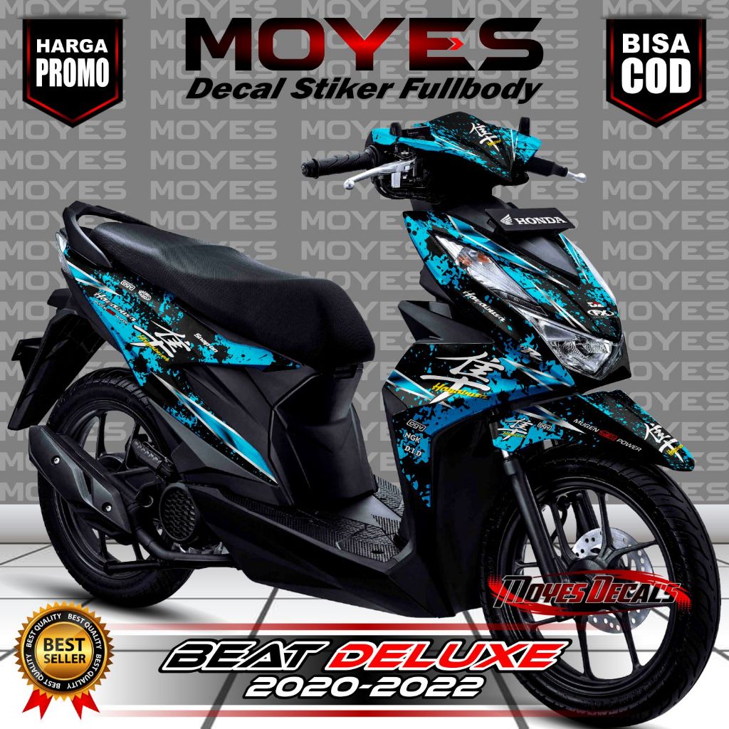 Decal Motor Beat Deluxe - Stiker Motor Beat Deluxe Fullbody Premium - Variasi Motor Beat Deluxe 2020